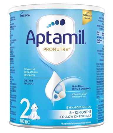 Aptamil 2 Pronutra Advance - Преходно мляко 6-12 месеца, 400 гр. 