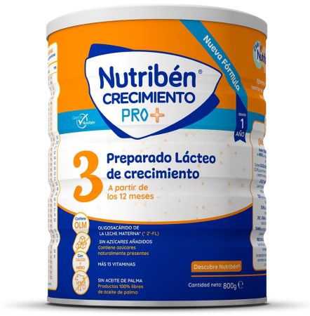Nutribén CRECIMIENTO PRO+ Млечен продукт за растеж от 12-тия месец, 800 гр.