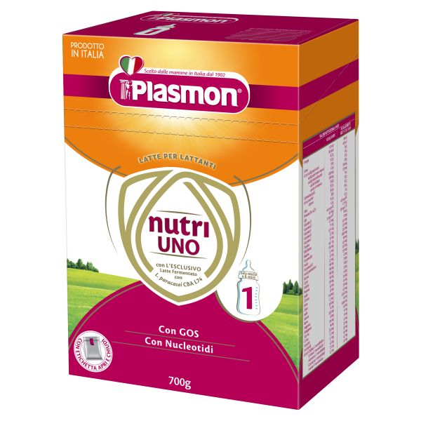 PLASMON® Nutri-UNO 1 - Мляко за кърмачета до 6 месеца, 700 гр. (2х350 гр.)