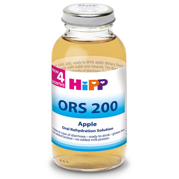 HiPP ORS 200 – Диетична напитка на базата на ябълка - 4+ месеца, 200 мл.