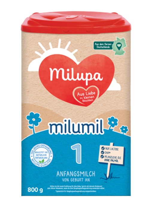 Milumil 1 - Мляко за кърмачета 0-6 месеца, 800 гр.