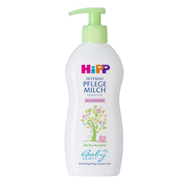 HiPP Babysanft интензивно мляко за суха кожа, 300 мл.