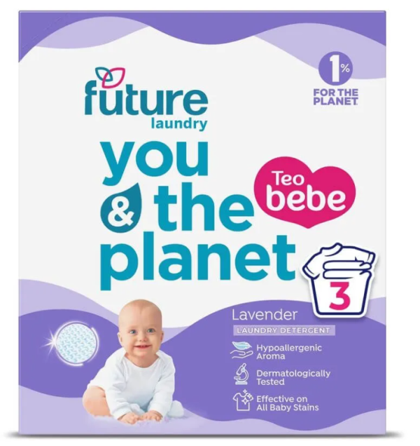 Прах за пране с екстракт от лавандула Tео Bebe Future Lavender, 225 гр