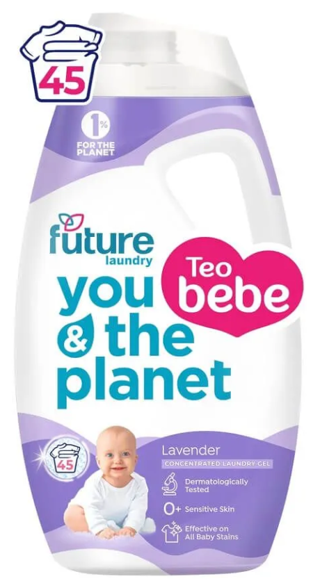 Течен перилен препарат с лавандула Teo Bebe Future Lavender, 1.8 л.
