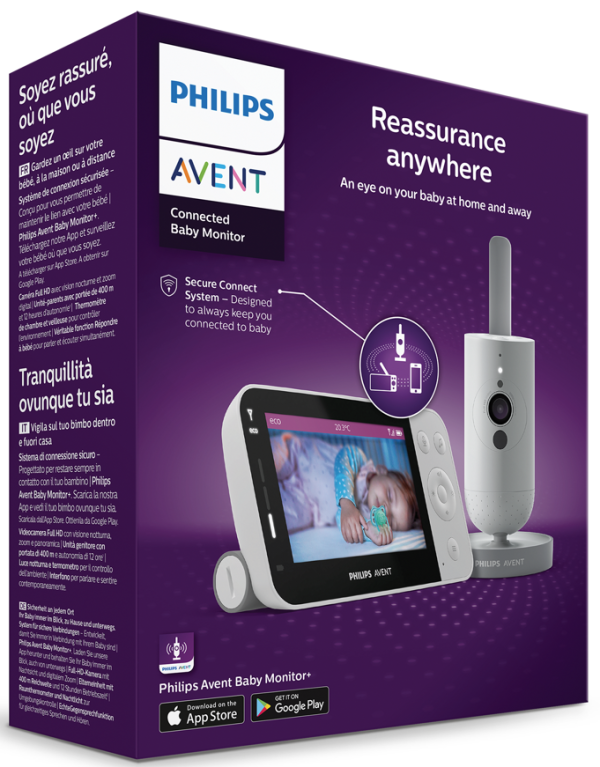 Philips Avent Connected Видео бебефон с Full HD камера и Wi-Fi SCD923/26