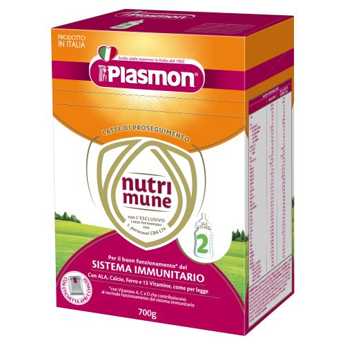 PLASMON® Nutri-mune 2 - Преходно мляко 6-12 месеца, 700 гр. (2х350 гр.)