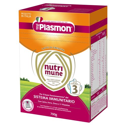 PLASMON® Nutri-mune 3 - Мляко за малки деца от 12 до 24 месеца, 700 гр. (2х350 гр.)