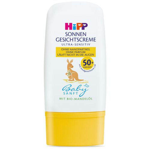 HiPP Babysanft слънцезащитен крем за лице, 30 мл.