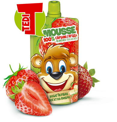 TEDI МУС 100% плодове ягода, 100 гр.