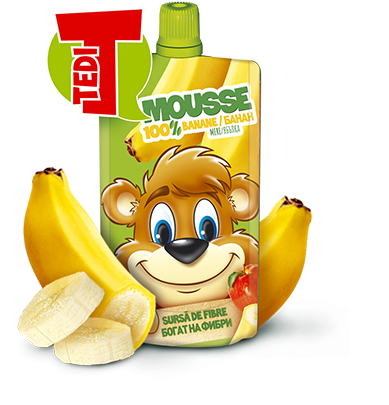 TEDI МУС 100% плодове банан, 100 гр.