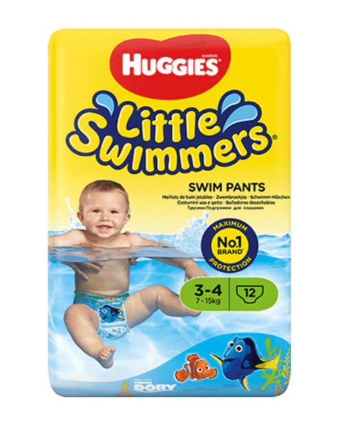 Бебешки пелени бански Little Swimmers Huggies,  7-15 кг.,  12 бр.