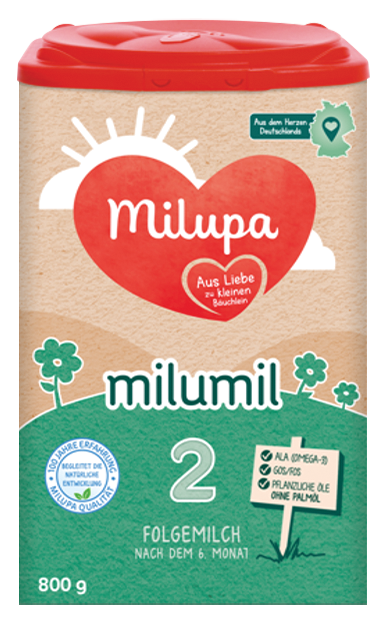Milumil 2 - Преходно мляко 6-12 месеца, 800 гр.
