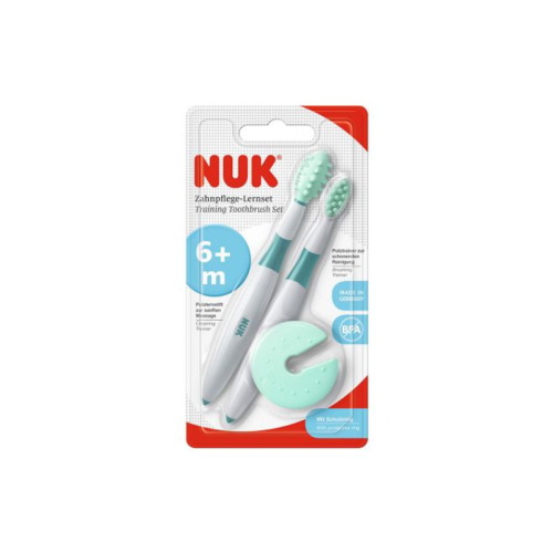 Комплект масажор и четка за зъби 6+ месеца, NUK