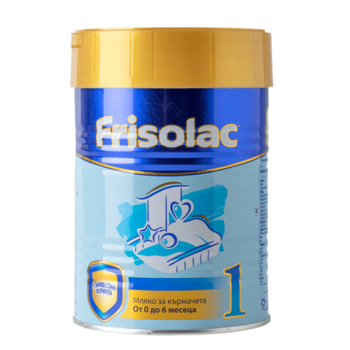 Frisolac 1- Адаптирано мляко от 0 до 6 месеца, 400 гр.