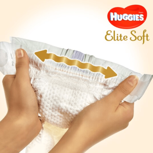 Бебешки пелени Huggies Elite Soft 2, 4-6 кг., 25 бр.