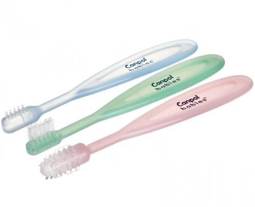 Комплект четки за зъби Canpol babies - 3 броя