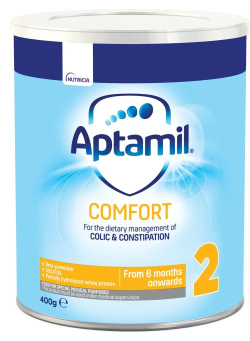 Aptamil Comfort 2 - Мляко против колики и запек 6+ месеца, 400 гр.