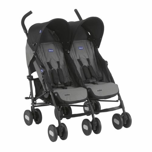 Детска количка за близнаци Chicco ECHO - Garnet, Coal