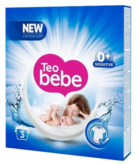Прах за пране с аромат на бадем - Teo Bebe Sensitive, 0.225 кг.