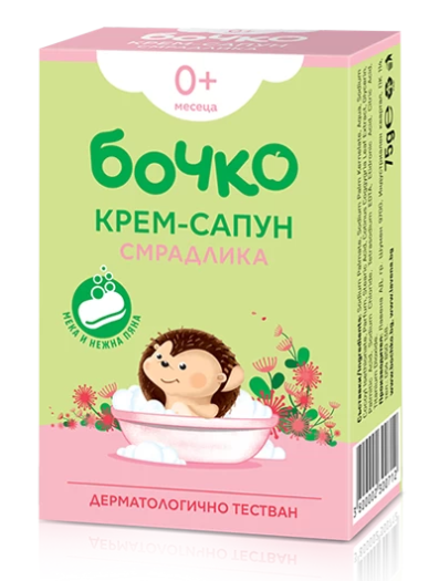 Крем-сапун смрадлика Бочко - 0+ месеца, 75 гр.