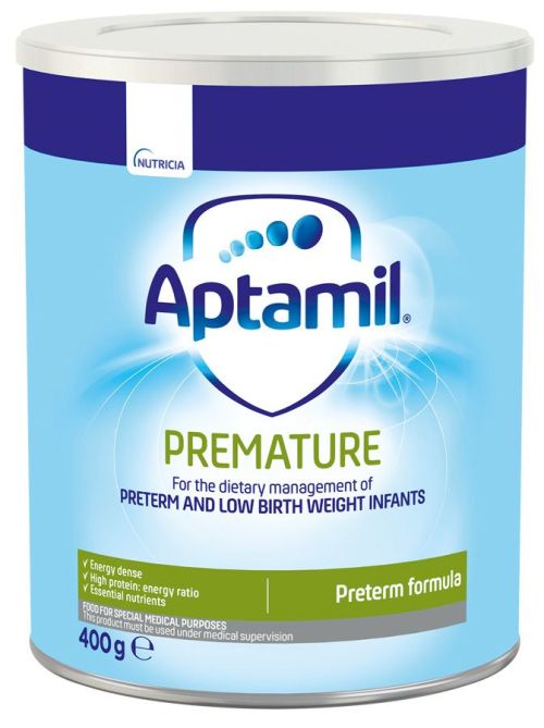 Aptamil PreMature - Адаптирано мляко за недоносени и деца родени с ниско тегло 0+ месеца, 400 гр.