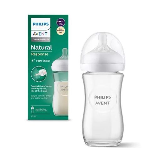 Бебешка бутилка Natural Response с биберон  240 мл. 1+ месеца Philips Avent 