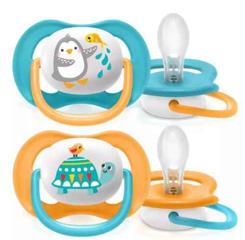 Philips Avent Ultra Air Animals Boy Ортодонтична залъгалка за момче 6-18М 2 бр.