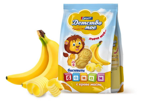 Бисквити Детство Мое банан - 100 гр.