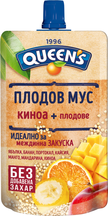 Плодов мус + киноа Queen's - 200 гр.