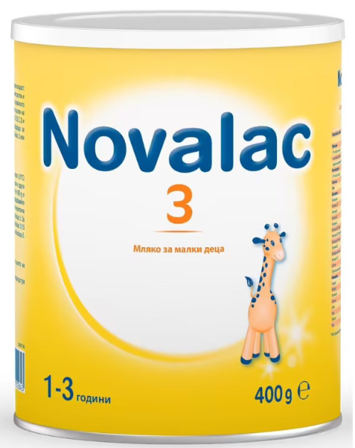 Novalac 3 Преходно мляко за малки деца от 1 до 3 години, 400 гр.