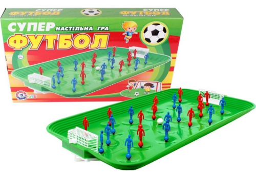 Настолна игра футбол с пружинки 52х31х8 см., TehnoK toys