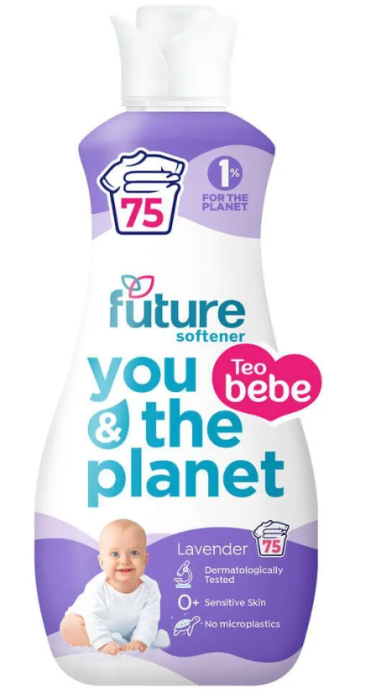 Омекотител за бебешки и детски дрешки с екстракт от лавандула Tео Bebe Future Lavender, 1.5л.
