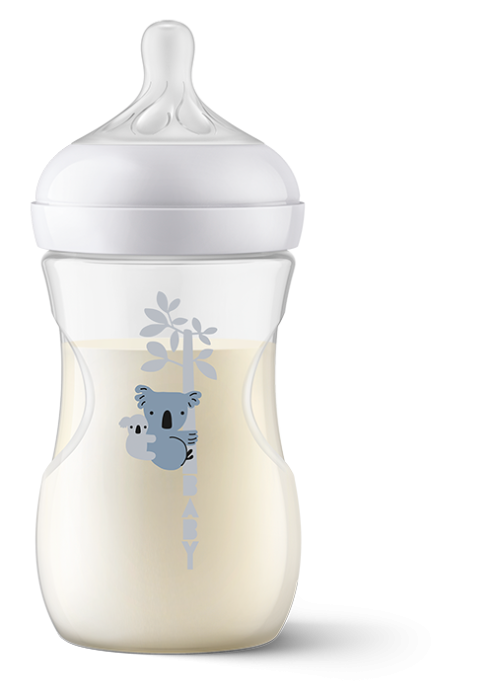 Бебешка бутилка Philips Avent Natural Response 260 мл. с биберон Flow 3, 1+ месеца SCY903/67