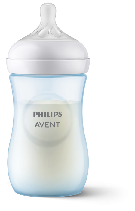 Бебешка бутилка Philips Avent Natural Response 260 мл. с биберон Flow 3, 1+ месеца SCY903/21