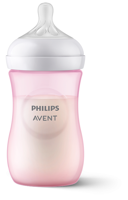 Бебешка бутилка Philips Avent Natural Response 260 мл. с биберон Flow 3, 1+ месеца SCY903/11